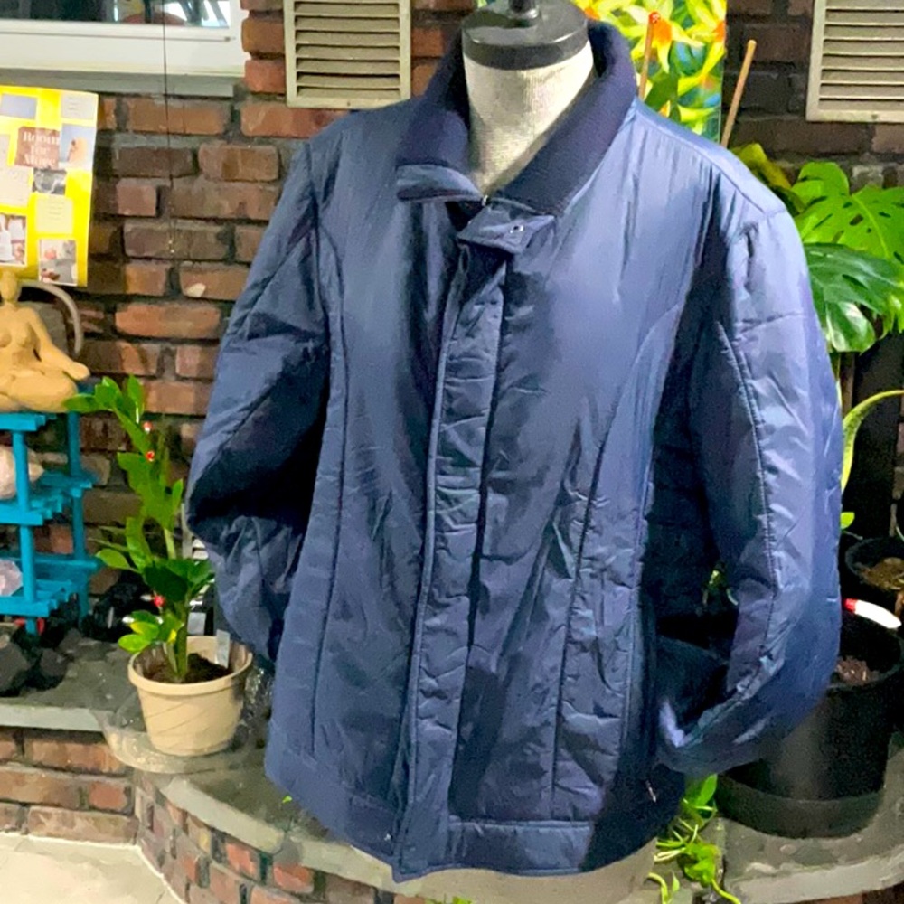 Navy blue Prada winter jacket